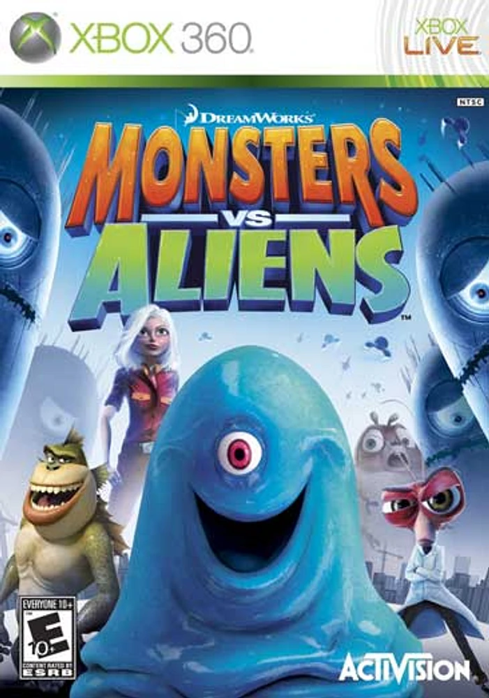 MONSTERS VS ALIENS - Xbox 360 - USED