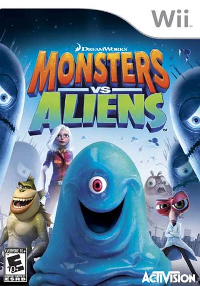 MONSTERS VS ALIENS - Nintendo Wii Wii - USED