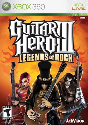 GUITAR HERO III (GAME) - Xbox 360 - USED