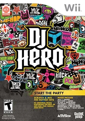 DJ HERO (GAME) - Nintendo Wii Wii - USED