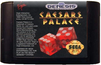 CAESARS PALACE - Sega Genesis - USED