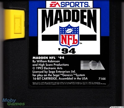 MADDEN NFL 94 - Sega Genesis - USED