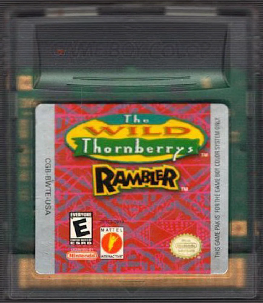 WILD THORNBERRYS:RAMBLER - Game Boy Color - USED