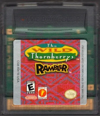 WILD THORNBERRYS:RAMBLER - Game Boy Color - USED