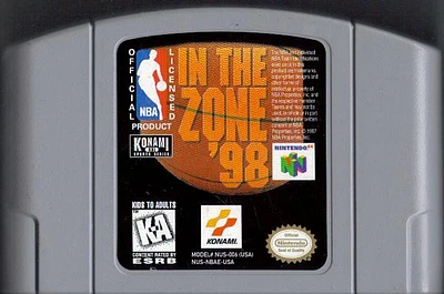 NBA IN THE ZONE 98 - Nintendo 64 - USED