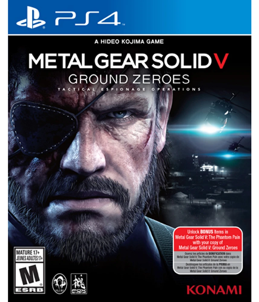 METAL GEAR SOLID V:GROUND ZERO - Playstation