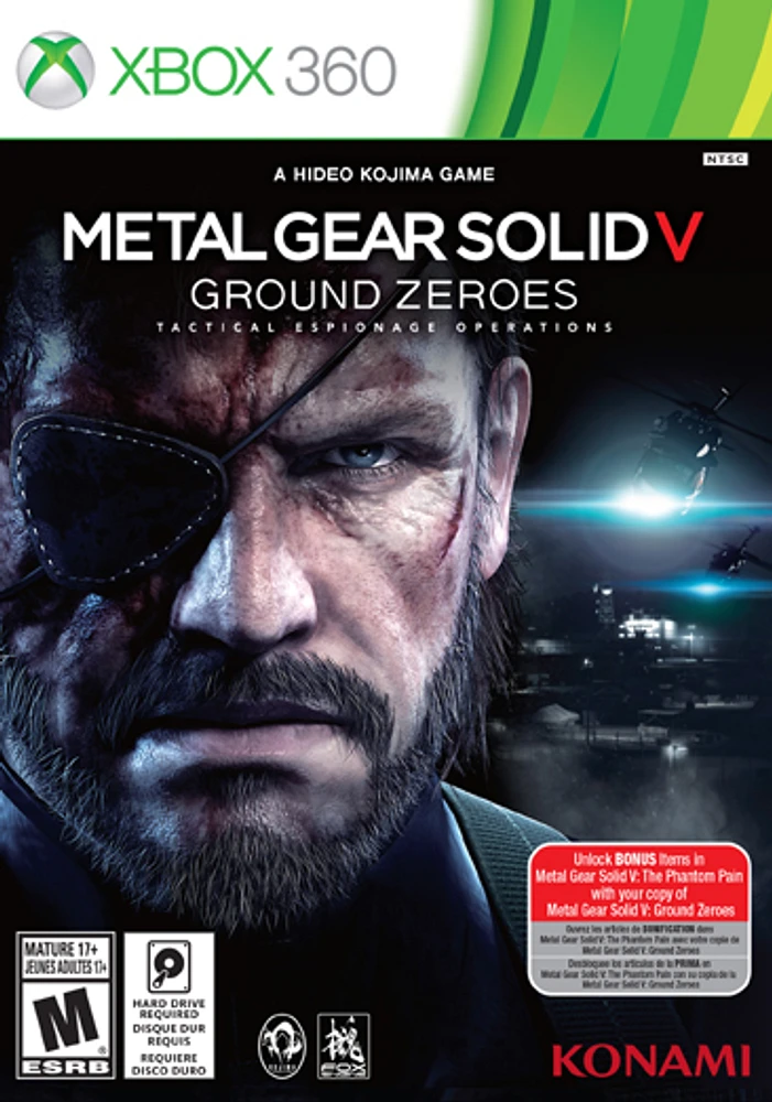 METAL GEAR SOLID V:GROUND ZERO - Xbox 360 - USED