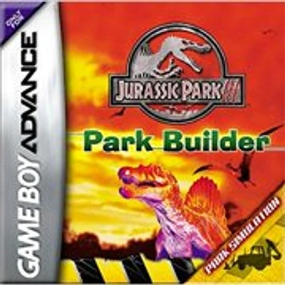 JURASSIC PARK III: PARK BUILD - Game Boy Advanced - USED