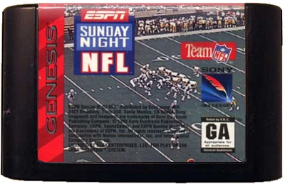 ESPN:SUNDAY NIGHT NFL - Sega Genesis - USED