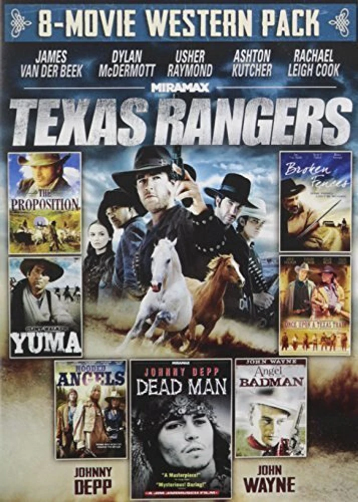 TEXAS RANGERS 8 MOVIE PK - USED