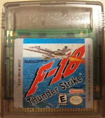 F-18:THUNDER STRIKE - Game Boy Color - USED