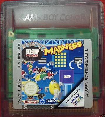 M&MS MINI MADNESS - Game Boy Color - USED