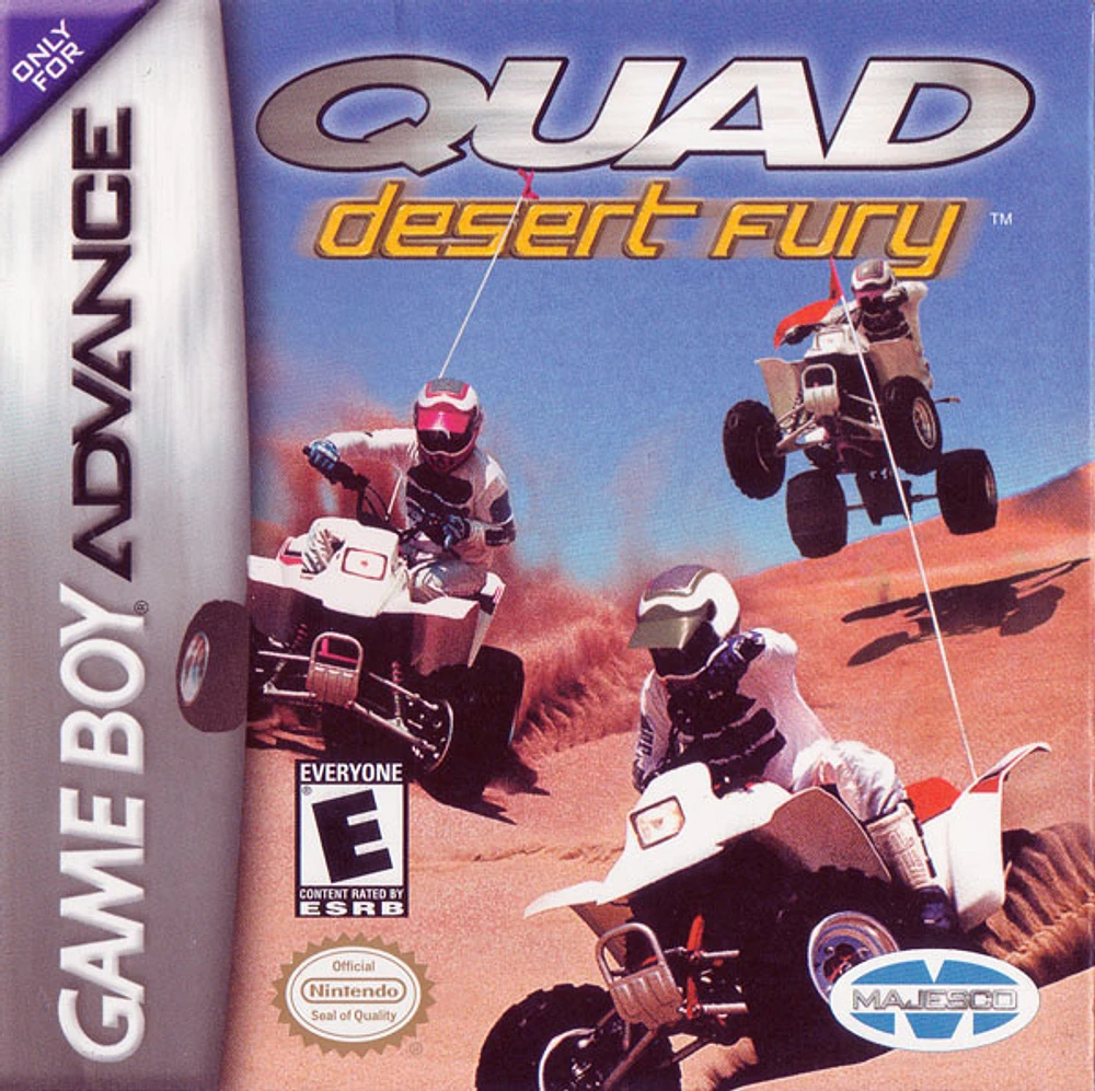 QUAD DESERT FURY - Game Boy Advanced - USED