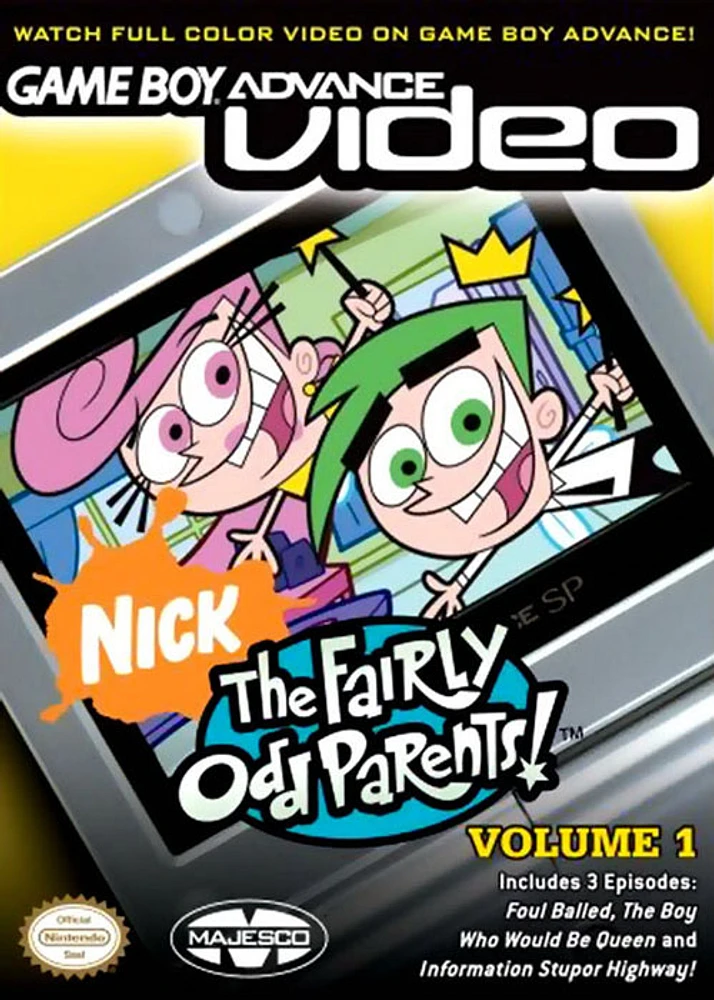 GBV:FAIRLY ODD PARENTS:V01 - Game Boy Advanced - USED