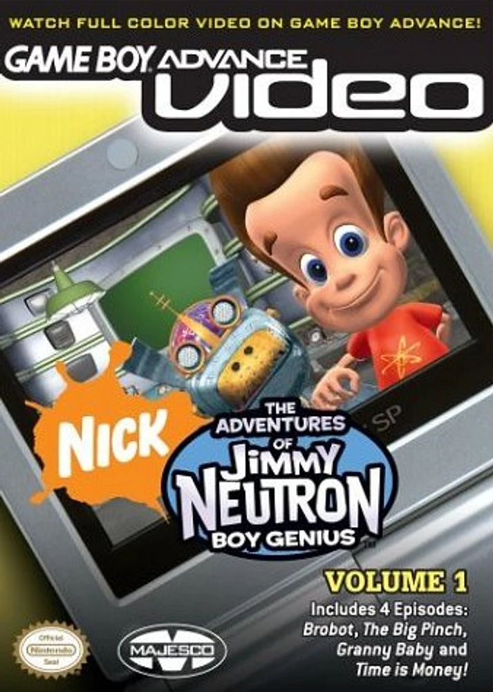 GBV:JIMMY NEUTRON V01 - Game Boy Advanced - USED