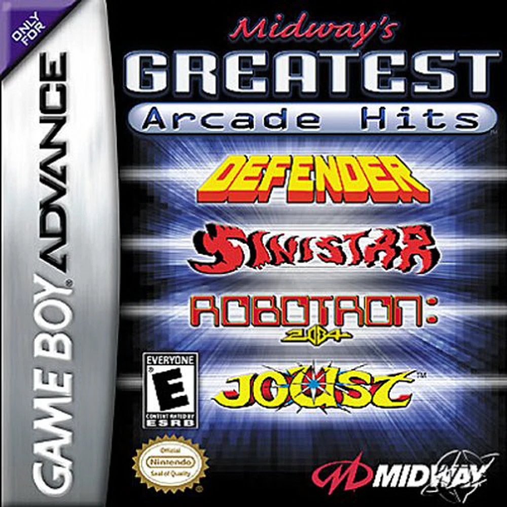 MIDWAYS GREATEST ARCADE HITS - Game Boy Advanced - USED