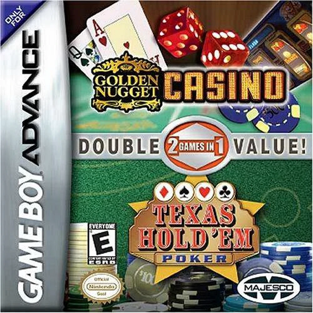 GOLDEN NUGGET CASINO/TEXAS - Game Boy Advanced - USED