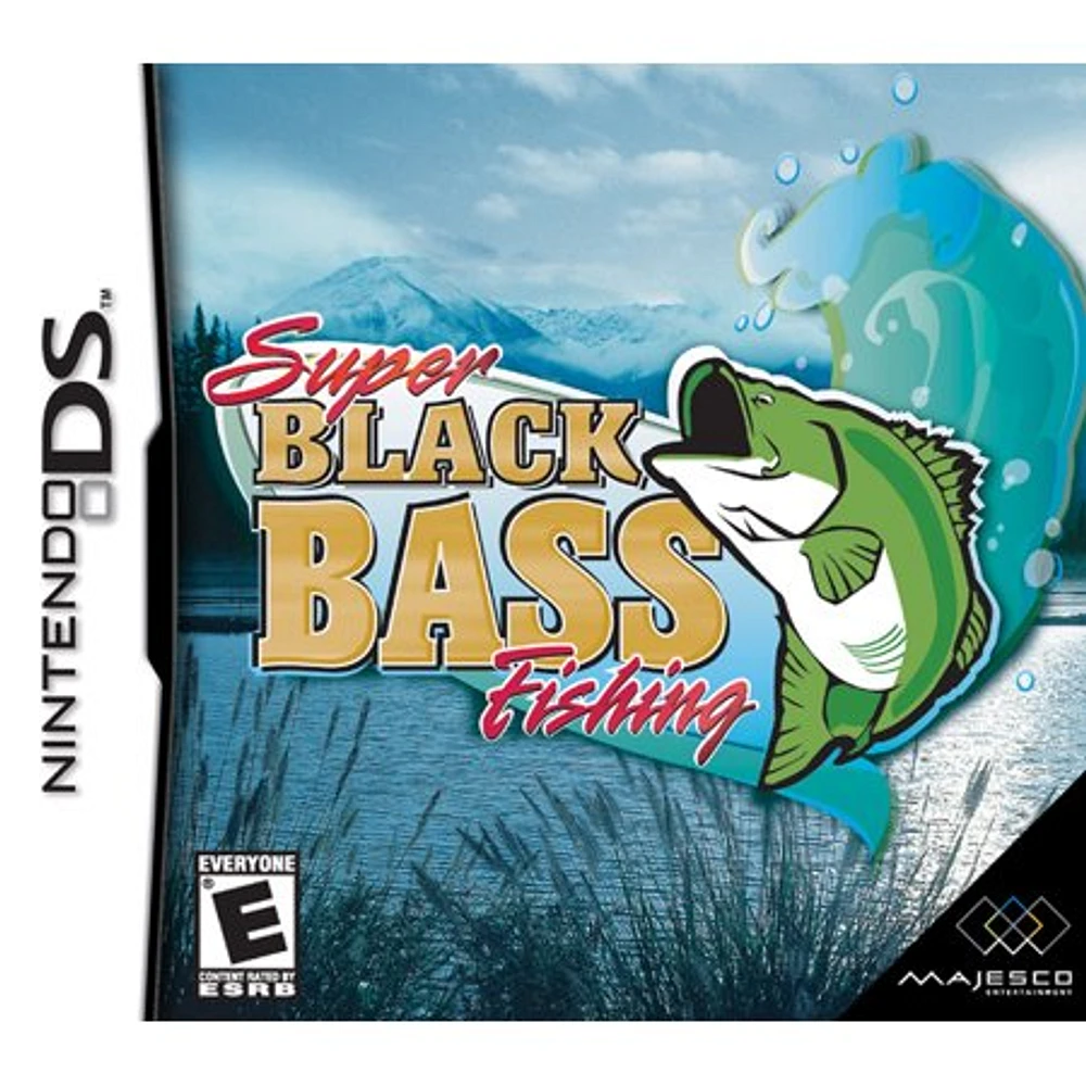 SUPER BLACK BASS FISHING - Nintendo DS - USED