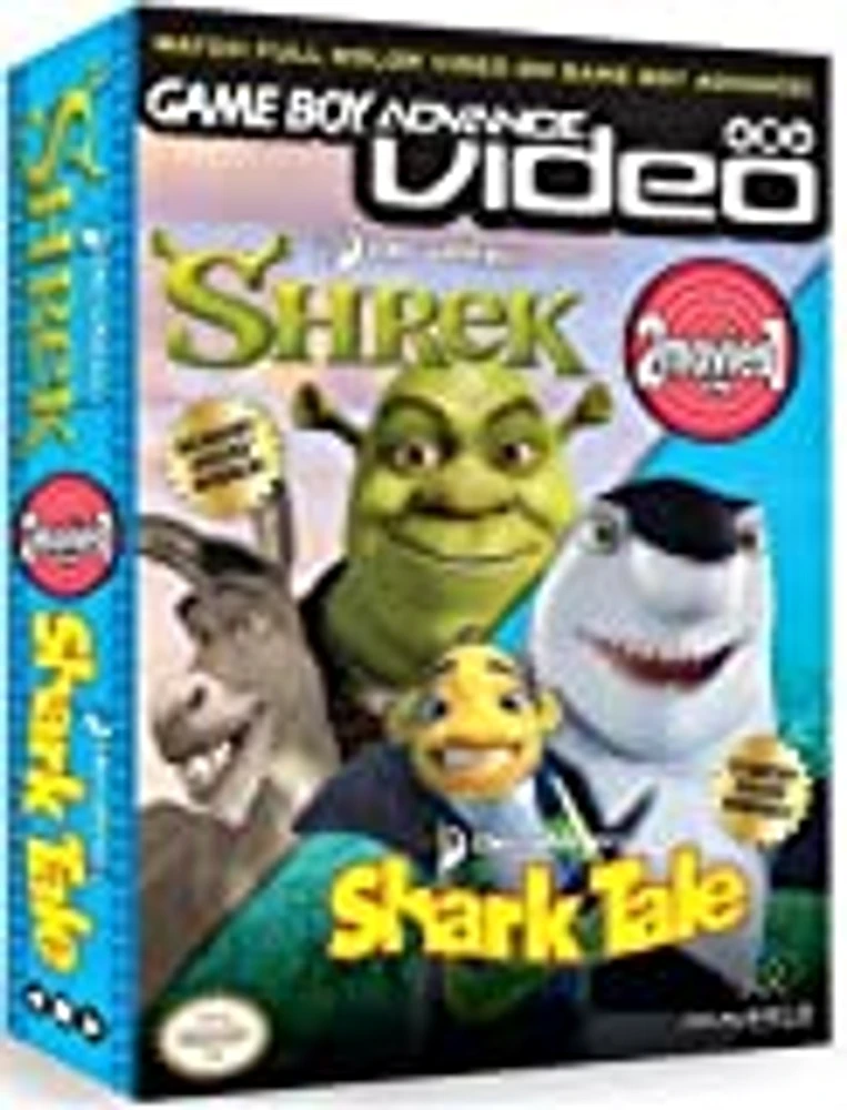 GBA VIDEO:SHREK & SHARK TALE - Game Boy Advanced - USED