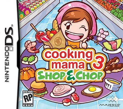 COOKING MAMA 3:SHOP AND CHOP - Nintendo DS - USED