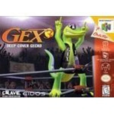 GEX 3:DEEP COVER GECKO - Nintendo 64 - USED