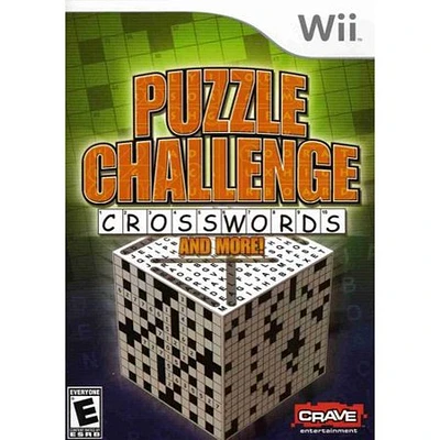 PUZZLE CHALLENGE & MORE - Nintendo Wii Wii - USED
