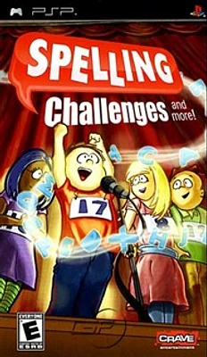 SPELLING CHALLENGES AND MORE - PSP - USED