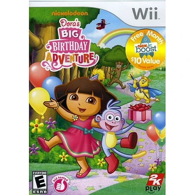 DORA:BIG BIRTHDAY ADVENTURE - Nintendo Wii Wii - USED