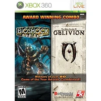 BIOSHOCK/ELDER SCROLLS OBLIV - Xbox 360 - USED