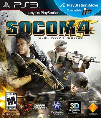 SOCOM 4:US NAVY SEALS - Playstation 3 - USED