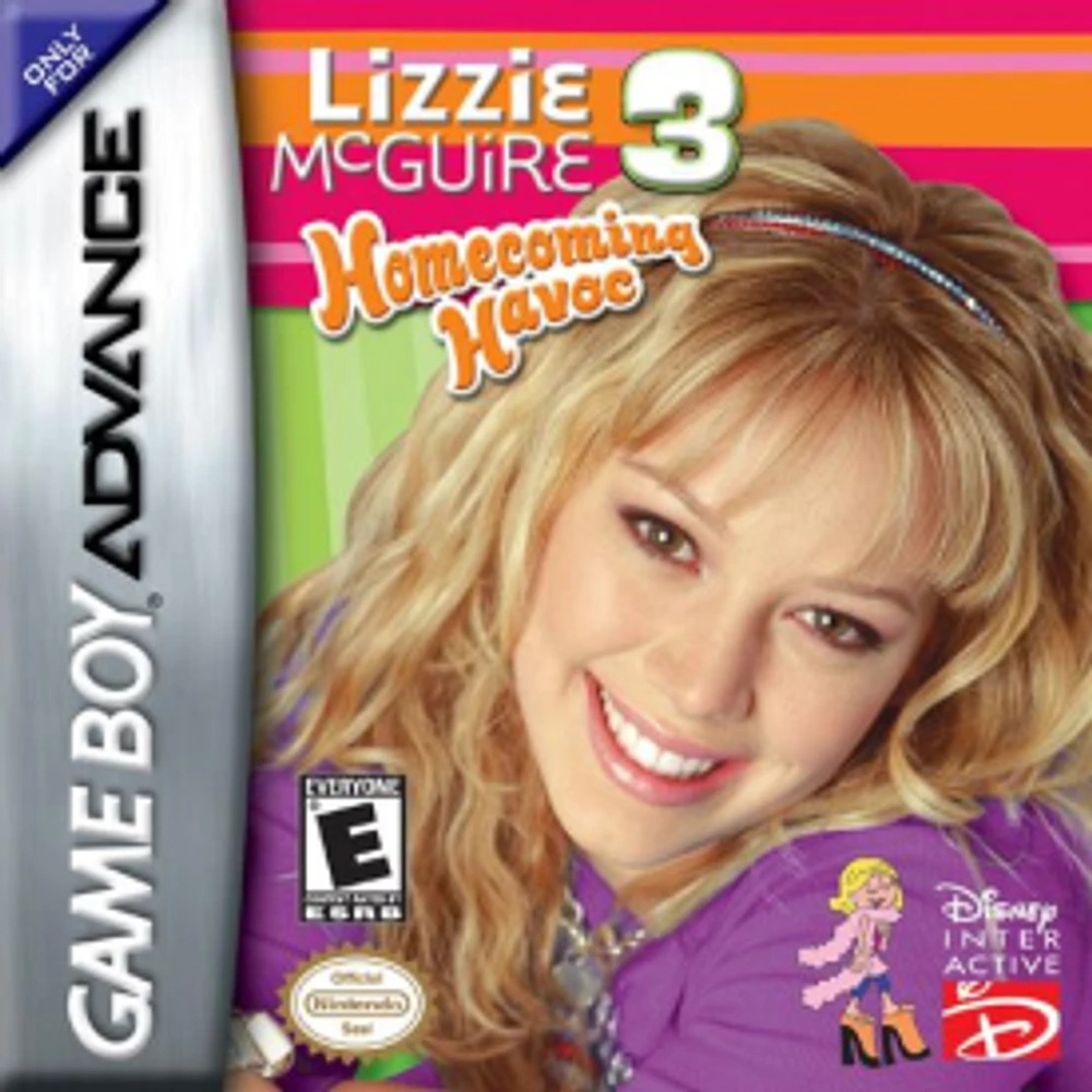 LIZZIE MCGUIRE 3:HOMECOMING - Game Boy Advanced - USED