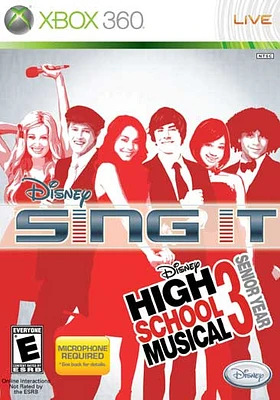 DISNEY SING IT:HSM 3 SENIOR YR - Xbox 360 - USED