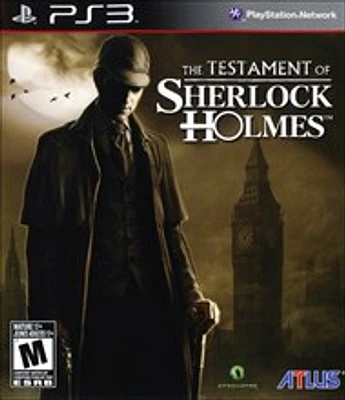 TESTAMENT OF SHERLOCK HOLMES - Playstation 3 - USED