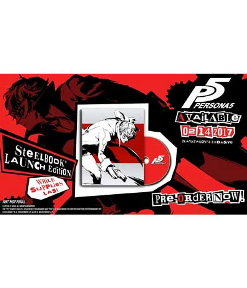 PERSONA 5:STEELBOOK EDITION - Playstation 4 - USED