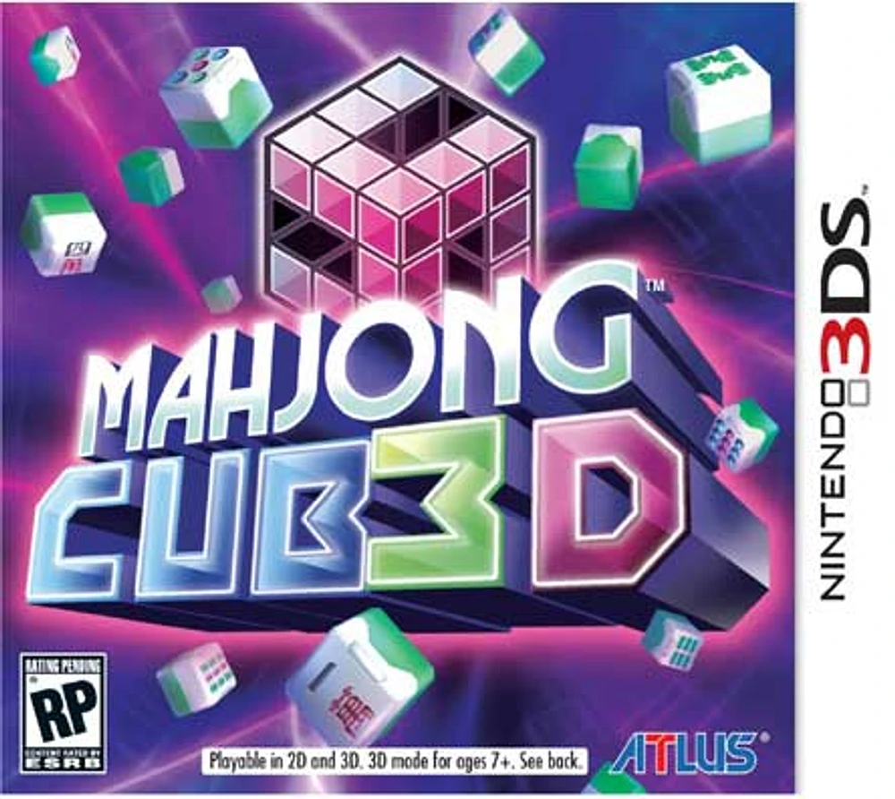 Mahjong Cub3D - Nintendo 3DS - USED