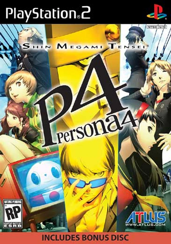 PERSONA 4 (W/ CD) - Playstation 2 - USED