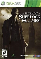 TESTAMENT OF SHERLOCK HOLMES - Xbox 360 - USED