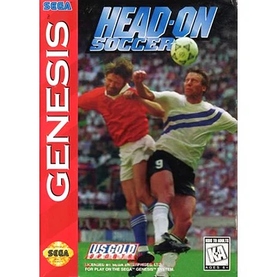 HEAD ON SOCCER - Sega Genesis - USED