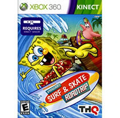 SPONGEBOB SURF & SKATE ROADTRI - Xbox 360 (Kinect) - USED