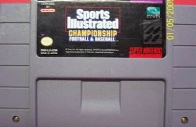 SI CHAMPIONSHIP FOOT/BASE - Super Nintendo - USED