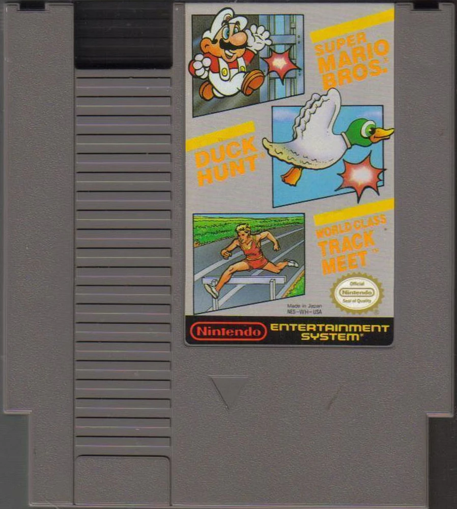 SUPER MARIO/DUCK HUNT/WORLD - NES - USED