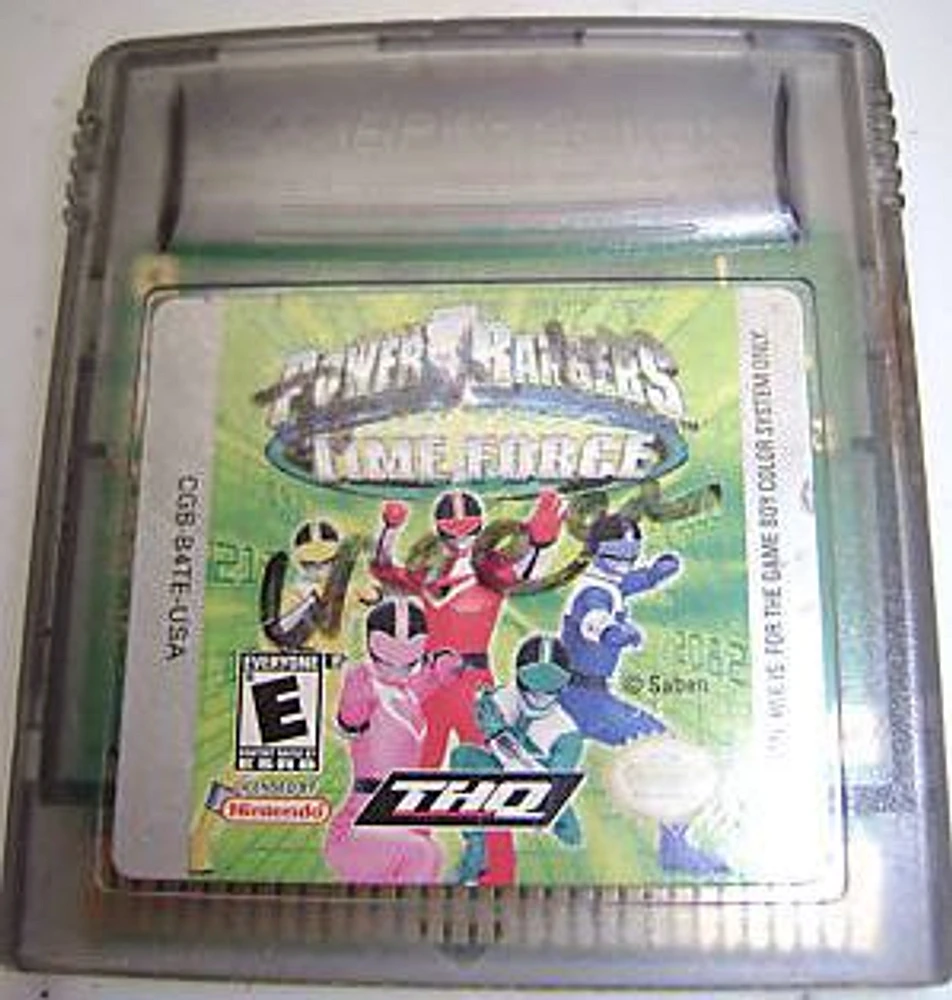 POWER RANGERS:TIME FORCE - Game Boy Color - USED