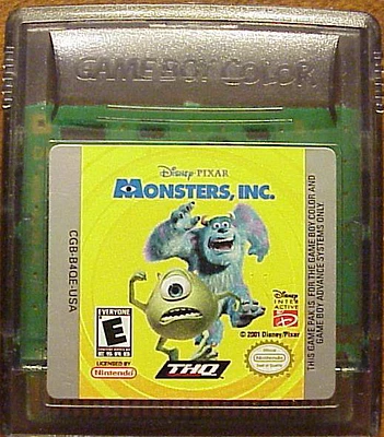 MONSTERS, INC. - Game Boy Color - USED