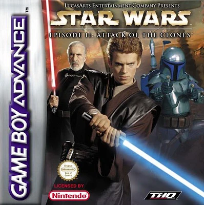 STAR WARS:ATTACK OF THE - Game Boy Advanced - USED