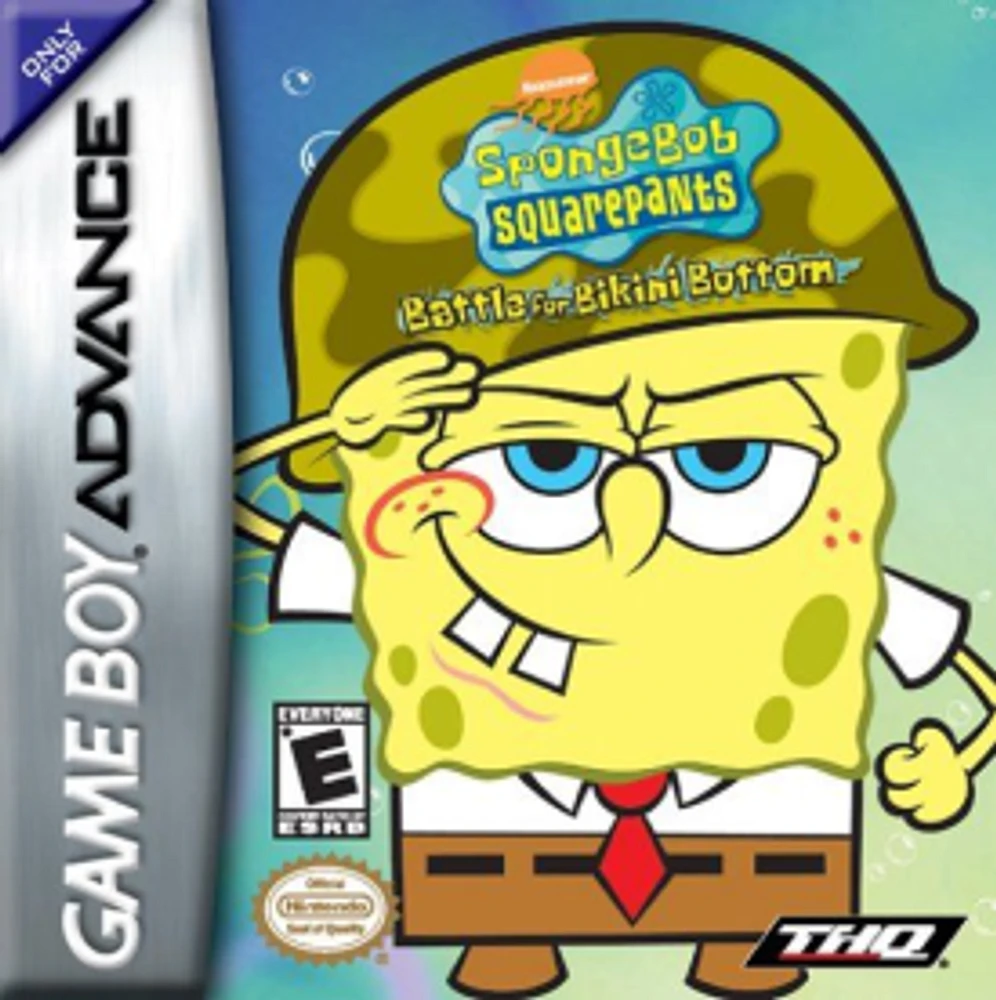 SPONGEBOB:BATTLE FOR BIKINI - Game Boy Advanced - USED