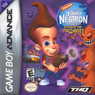 JIMMY NEUTRON:ATTACK OF THE - Game Boy Advanced - USED