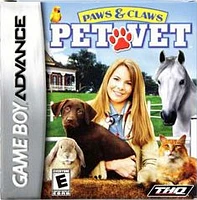 PAWS & CLAWS:PET VET - Game Boy Advanced - USED