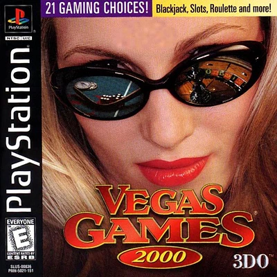 VEGAS GAMES 00 - Playstation (PS1) - USED