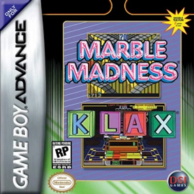 MARBLE MADNESS/KLAX - Game Boy Advanced - USED