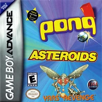 ASTEROIDS/PONG/YARS REVENGE - Game Boy Advanced - USED